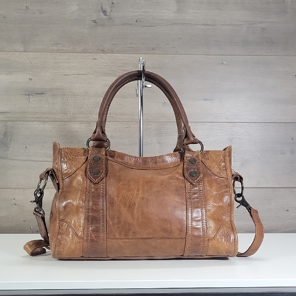 Frye Handbags - Frye Classic Brown Leather Crossbody Tote Bag